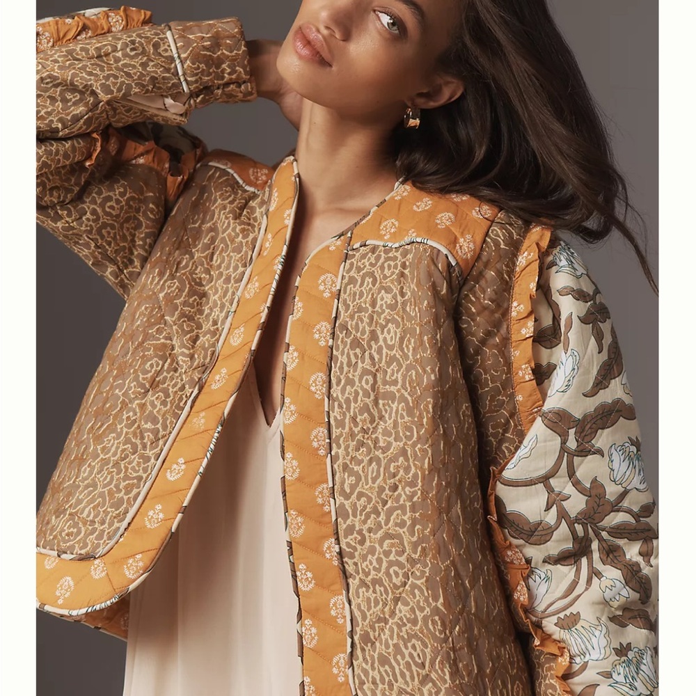 NTW Llani Quilted Printed Jacket from Anthropologie - Picture 3 of 4